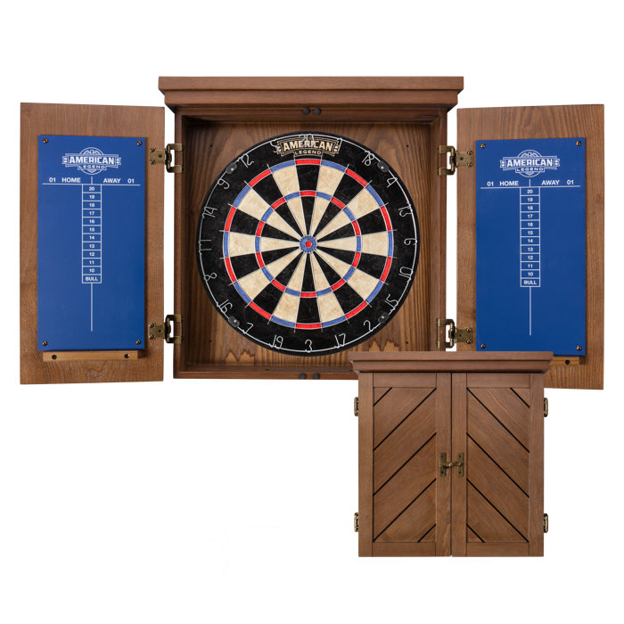 American Legend Charleston Bristle Dartboard and Set with Darts